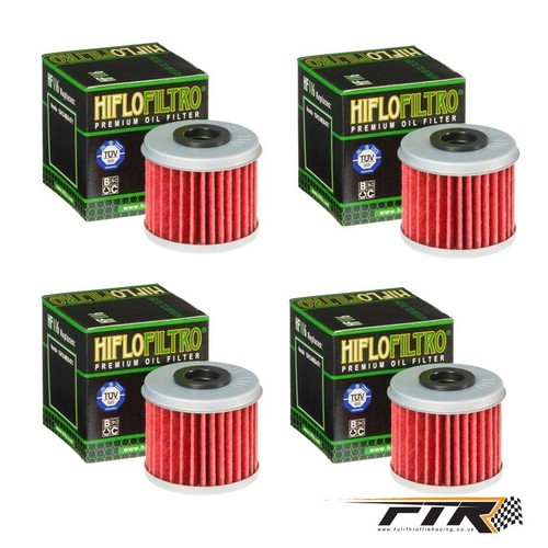 Hiflo filtro oil - x4,