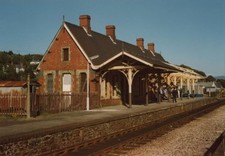 PHOTO  ABERDOVEY RAILWAY STATION JUST BEFORE CONVERSION 1982