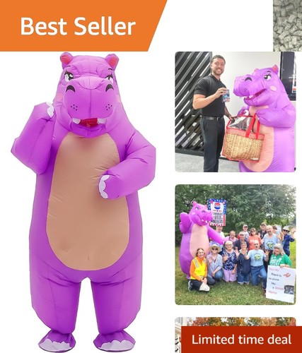 Funny inflatable hippopotamus - funny,