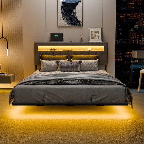 Queen size floating platform - floating,