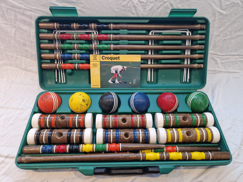 Vintage player croquet set - 6,