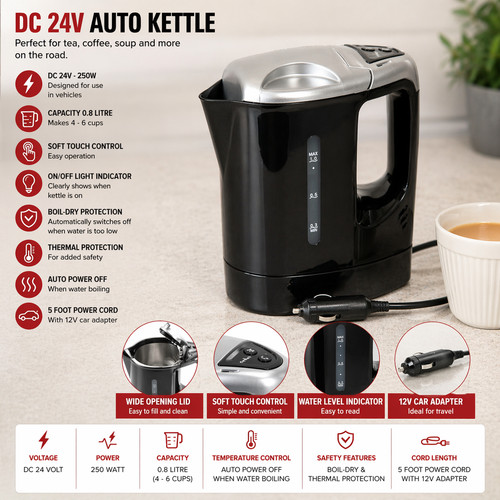 24v electric kettle - 24v, car