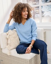 Cotton Traders Pale Blue V