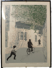 Signed Limited Vintage Original Screen Print By Stanley Handleman - 39/400