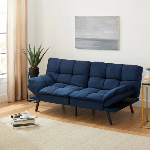 Memory foam futon sofa - 72",