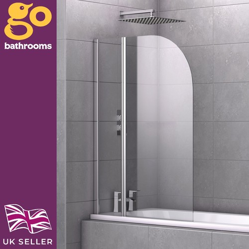 Curved bath screen - curved, 6mm