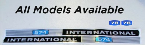 International tractor bonnet - international,