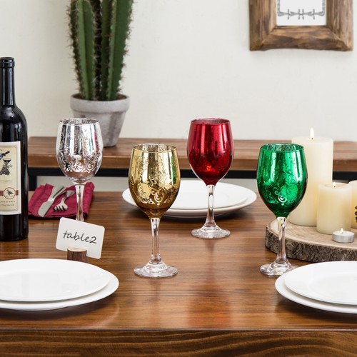 Mygift etched glass colored - glass,
