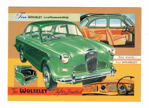 C1992 postcard british cars - postcard,