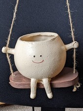Cute Swinging Anthropomorphic Hanging Pot  Planter Hanging Pot Kawaii 