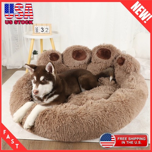 Fluffy dog bed warm winter - bed, pet