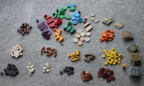 Agricola board game uwe - board,