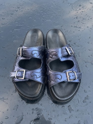 Ladies metallic navy - metallic,