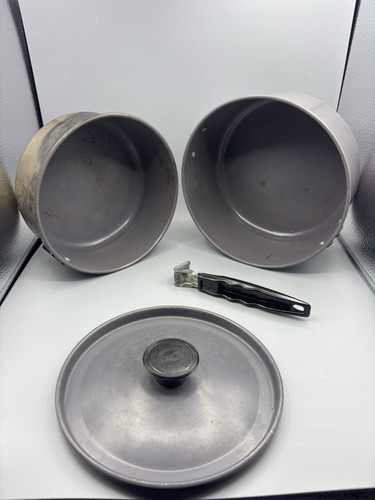 Camping cookware nesting - camping,