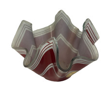 Vintage Art Glass Handkerchief