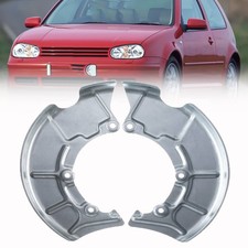 2x Front Brake Disc Splash Plate For VW Bora Golf IV Audi A3 Skoda Octavia 1U
