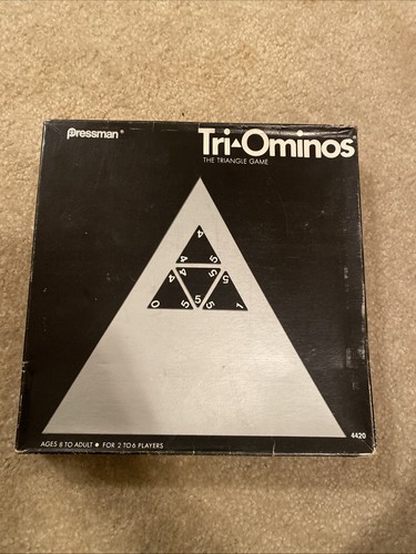 Vtg tri ominos pressman 1968 - tri,
