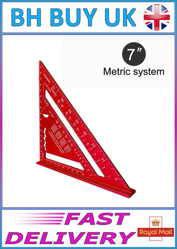 Inch aluminium set square - aluminium,