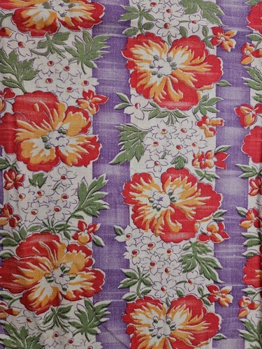 Vintage full feedsack fabric - vintage,
