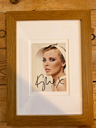 Kylie minogue hand signed - kylie,