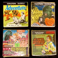 4 Super 8 mm Horror Sci-Fi