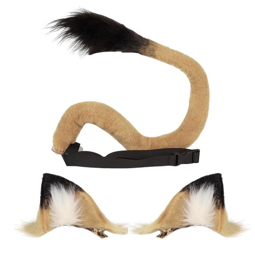 Lion ear and tail headdress - lion,