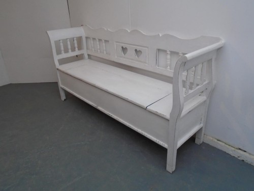 White heart motif antique - motif,