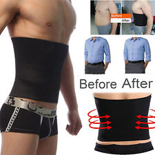 BODY SLIMMING BODY SHAPER MEN WAIST GIRDLE TRAINER BELT GYM CINCHER TOP EXERCISE