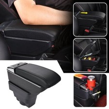 For Vauxhall Opel Astra J 09+ Car Armrest Arm Rest + Assembly Set Black Textile