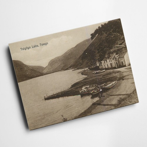 Print vintage wales - a4,