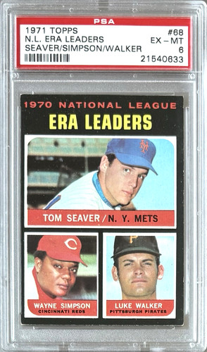1971 topps tom seaver - 1971,