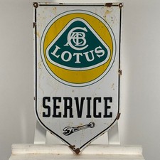 Lotus Enamel Sign - 60x35cm