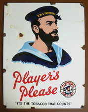 Enamel 15" x 11.5" Sign HMS