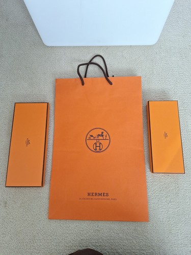Hermes gift bag box bundle - bag,