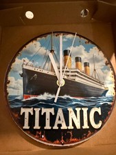 Titanic metal wall Clock 20cm