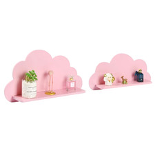 2 Piece Cloud Wall Shelves