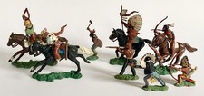 Britains Herald Vintage Cowboys & Native American Indians Figures.