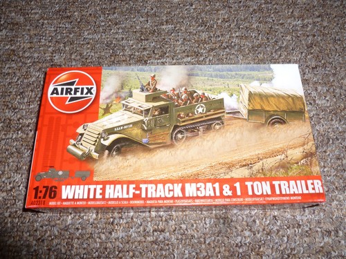 Airfix white half - white, half-track