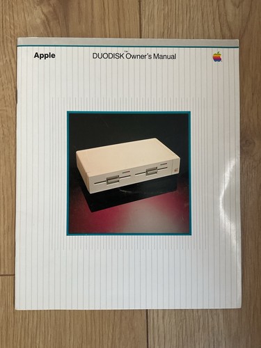 Apple duodisk owner - duodisk, manual