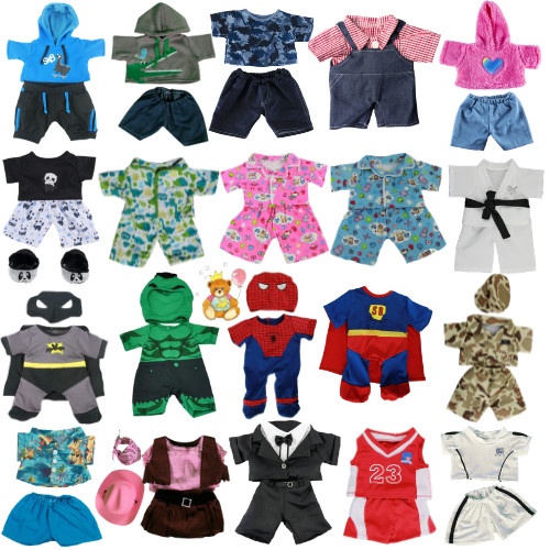 Teddy bear clothes outfits - teddy,