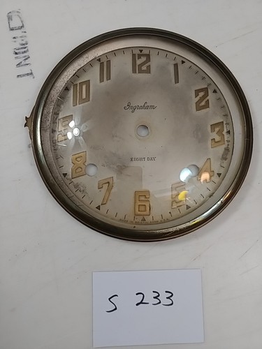 Ingraham banjo clock dial - dial, &