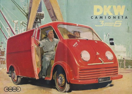 Leaflet brochure van car - brochure,