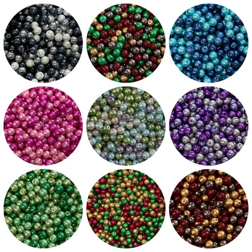 Pcs 8mm mixed glass - 50,