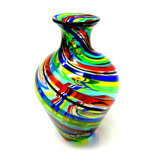 Signed murano art - signed, glass