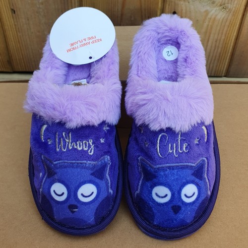 Girls kids slippers - uk,