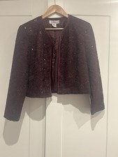Patra Burgundy Sequin Bolero
