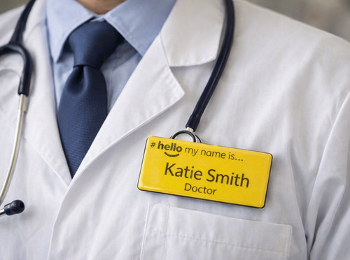 Personalised hospital yellow - personalised,