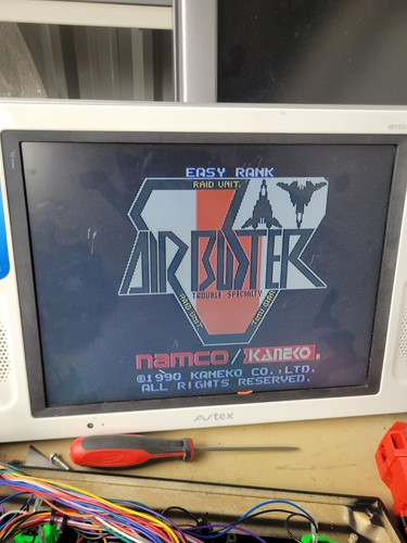 Air buster arcade - jamma, pcb