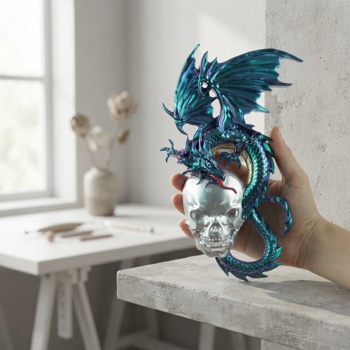Magical dragon silicone mold - dragon,