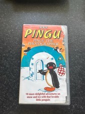 Pingu The Photographer VHS - UK PAL Video Very Rare Read Description
